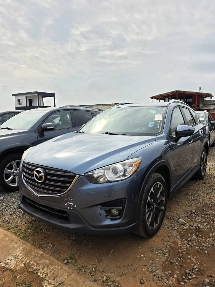 SUV bleu de la flotte de véhicules légers